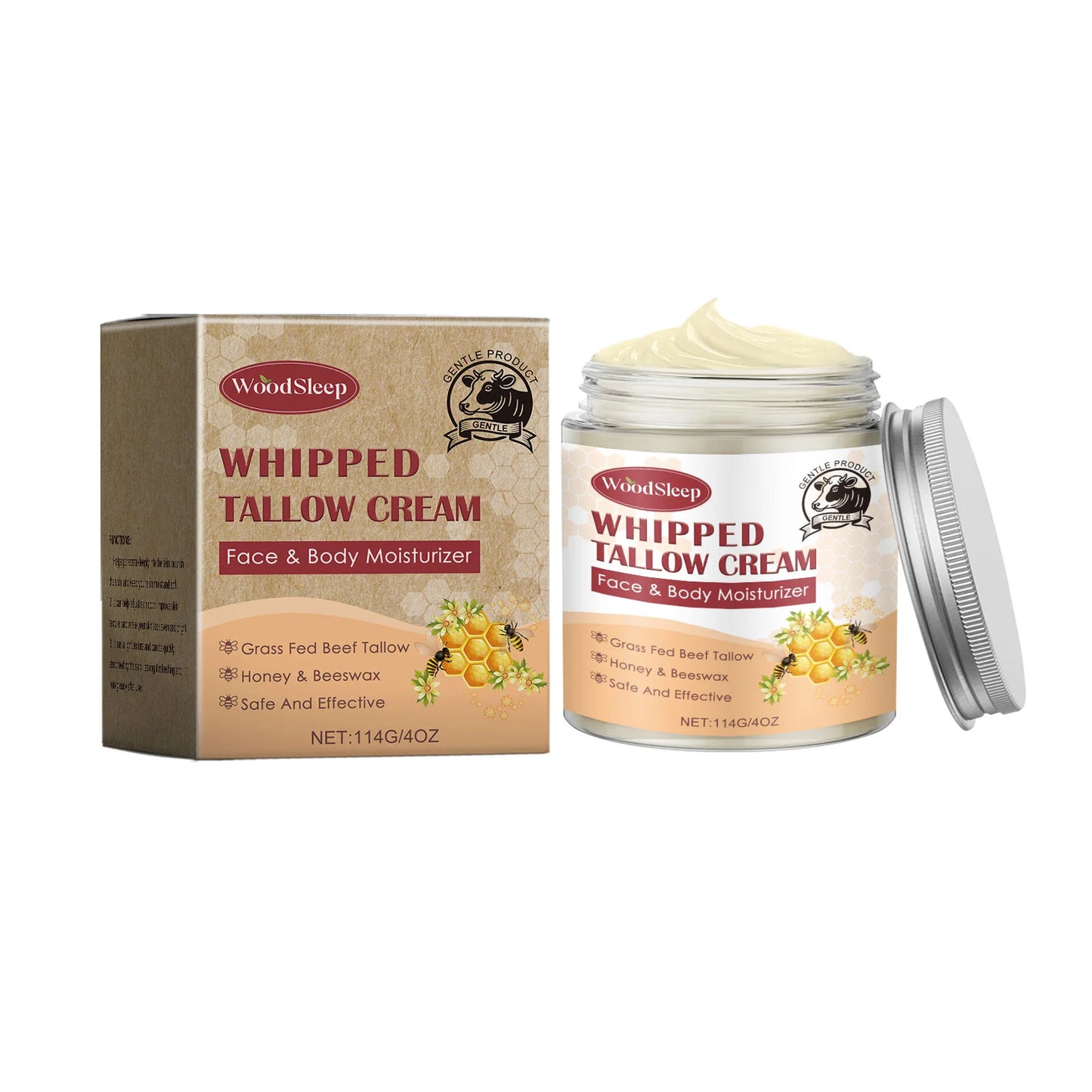 Tallow Nourish Face Cream Moisturizing Refreshing Facial Skin Soothing Hydrate Improve Rough Dry Skin Cream