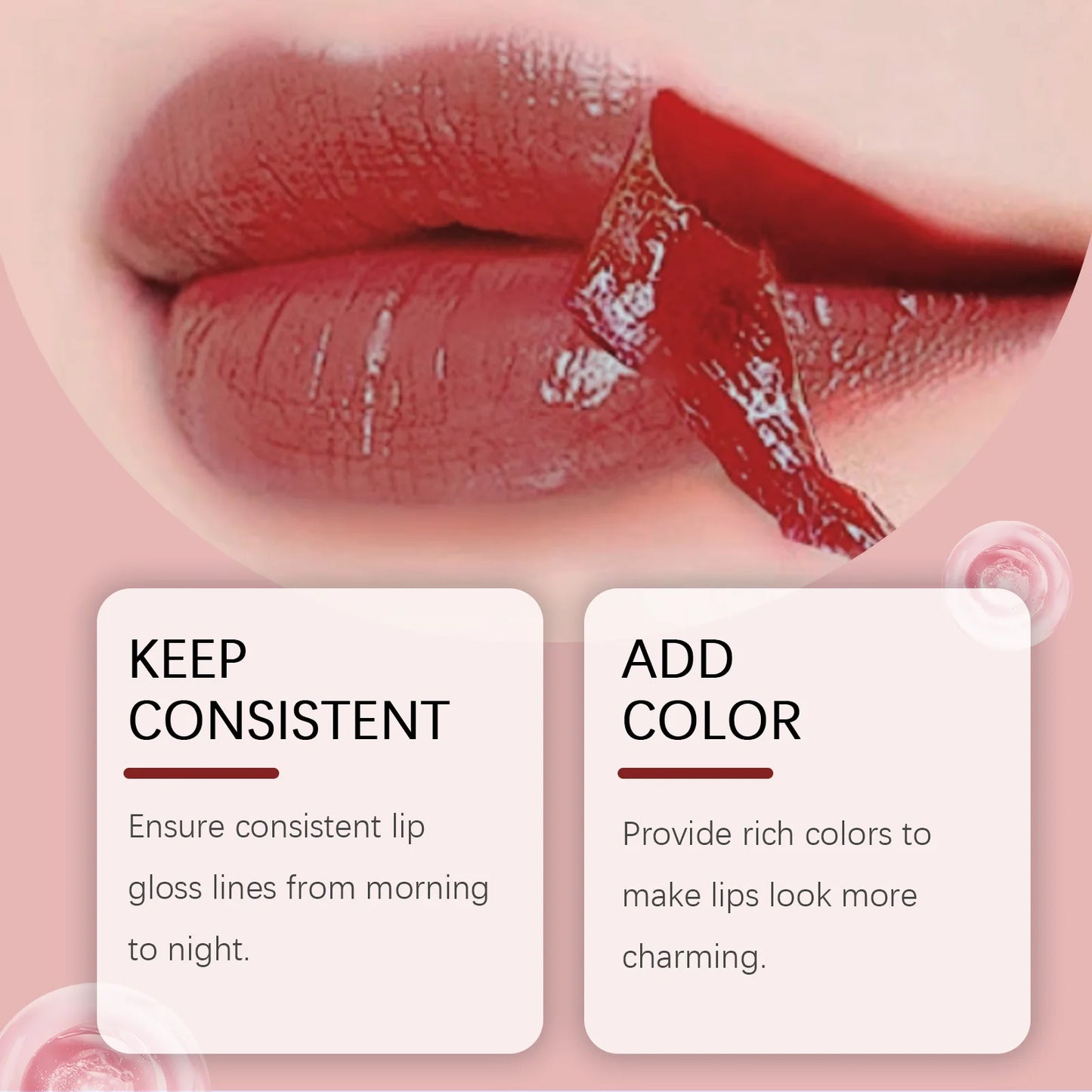 2 Colors Peel Off Lip Liner Easy Color Long Lasting Waterproof Non Stick Natural Tattoo Matte Makeup Hydrating Lip Gloss