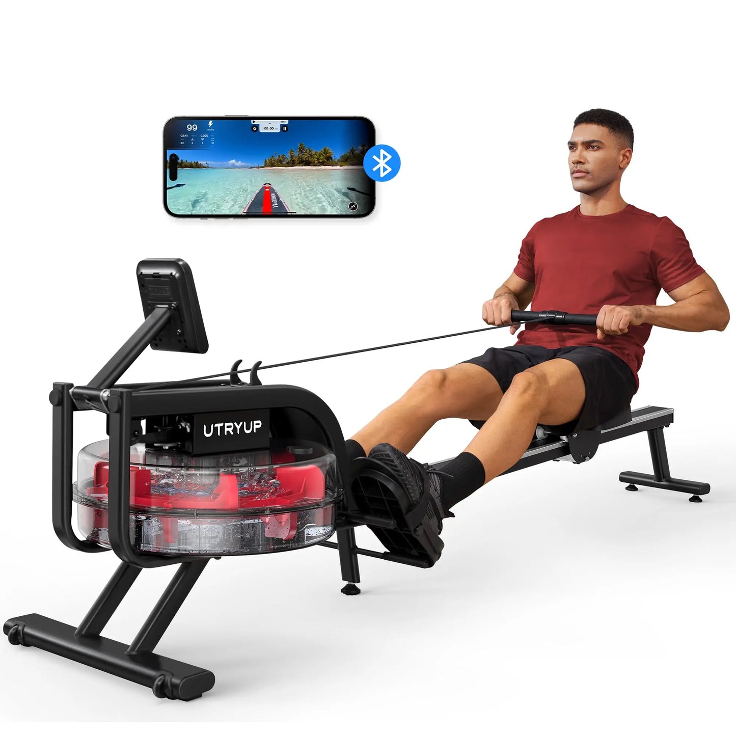 Magnetic Rowing Machines R05 Water Rower R10 16 Levels Quiet Resistance Foldable Compact Rowing Machine Home Gym Fitness