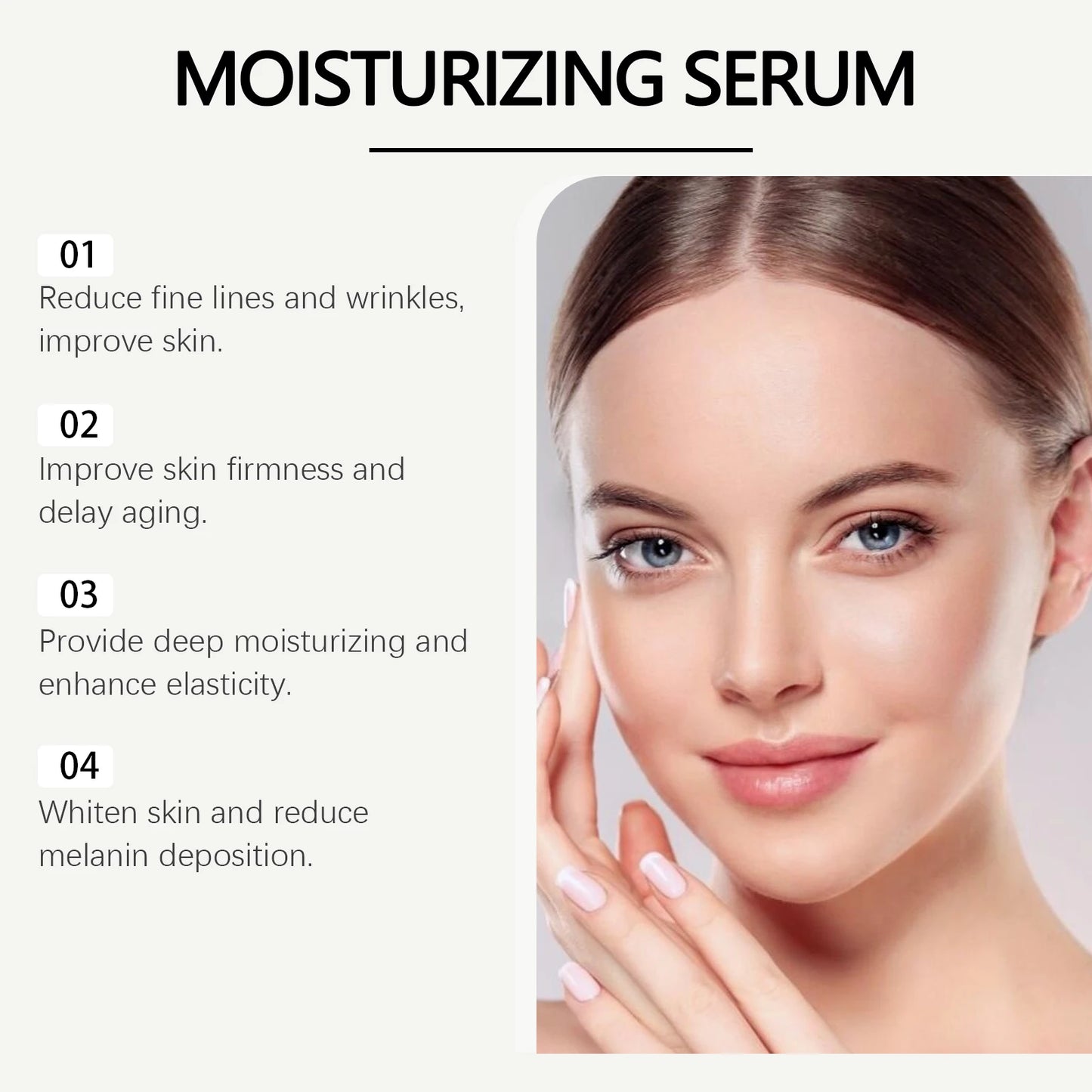 Hoygi 30ml Moisturizing Facial Serum Improve Dullness Fade Melanin Repairing Dry Skin Rejuvenation Hydrating Brighten Face Serum