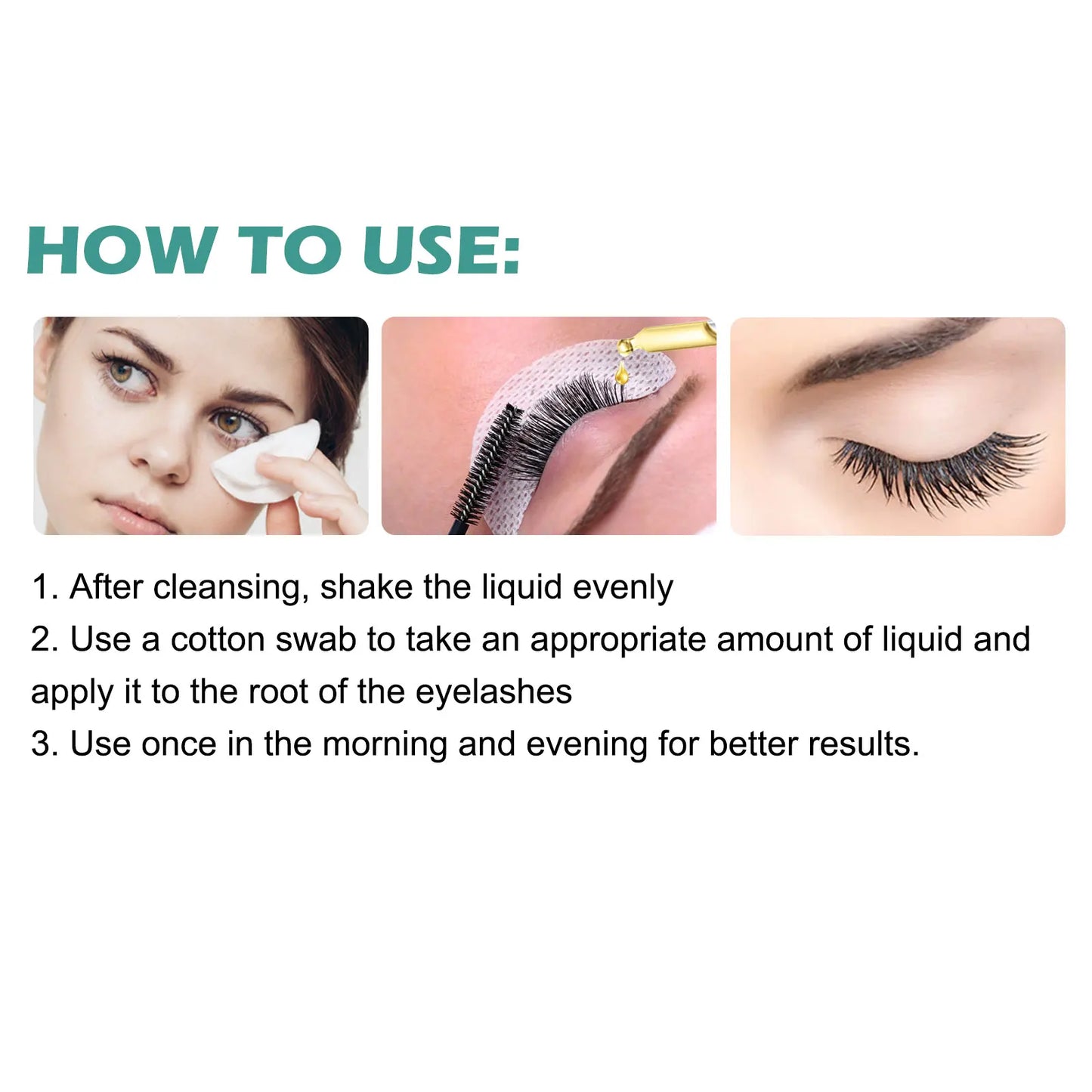 Growth Serum Oil Makeup Extension Thicken Curling Lash Eyebrow Growth Nourish Eyelashes Enhancer Serum