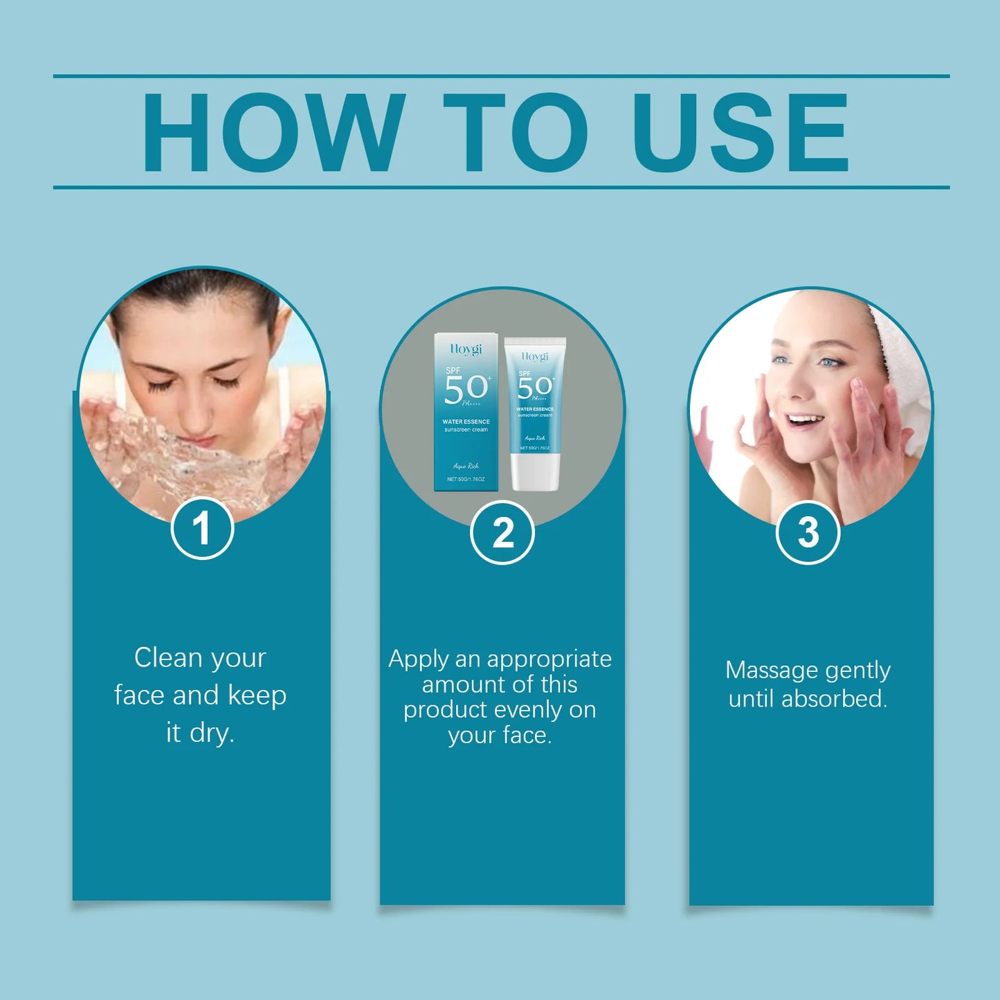 Spf50 UV Protection Cream Refresh Sunscreen Oil Control Moisturizing Skin Care Sunburn Repair Face Sun Block Cream