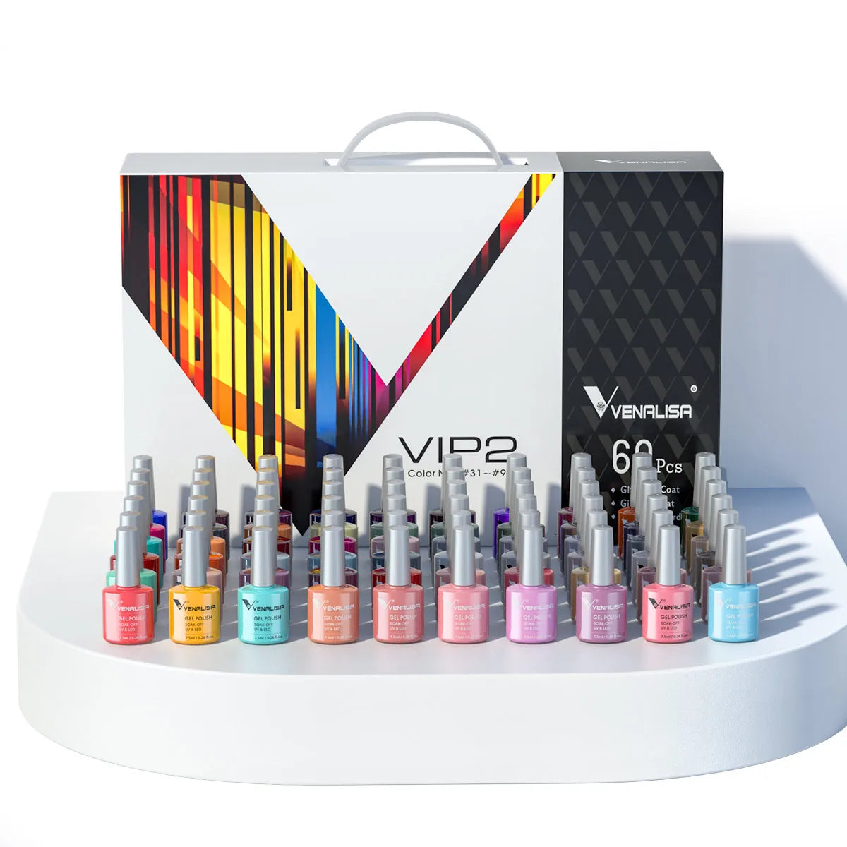 Venalisa VIP Kit 36/60 Colors Nail Gel Polish Set Fast Delivery Soak Off UV LED Base Coat Topcoat Color Book Nail Manicure Gel
