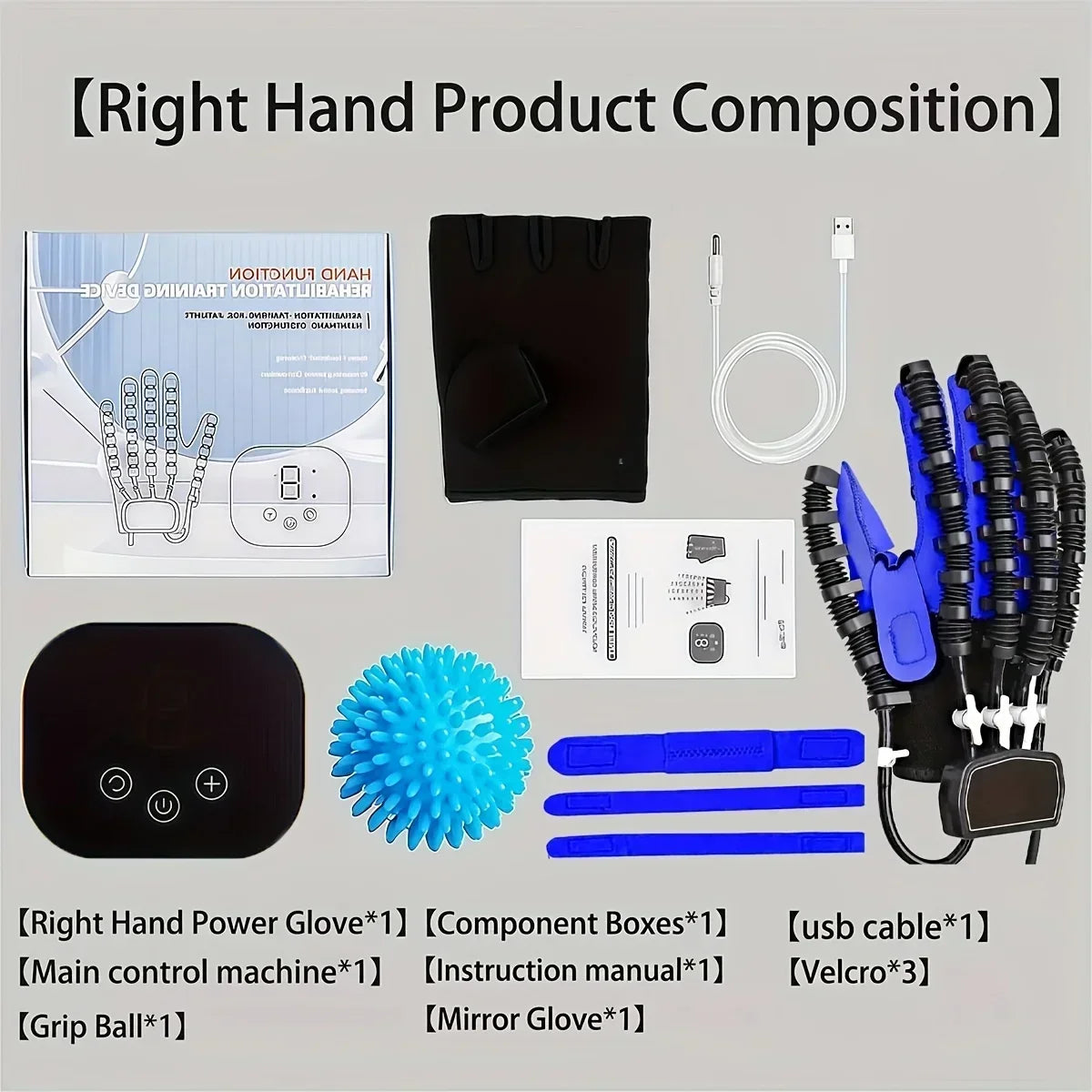 Rehabilitation Robot Glove Hand Exerciser Finger Training Gloves Stroke Hemiplegia Devices Hand Rehabilitation Trainer Rehab