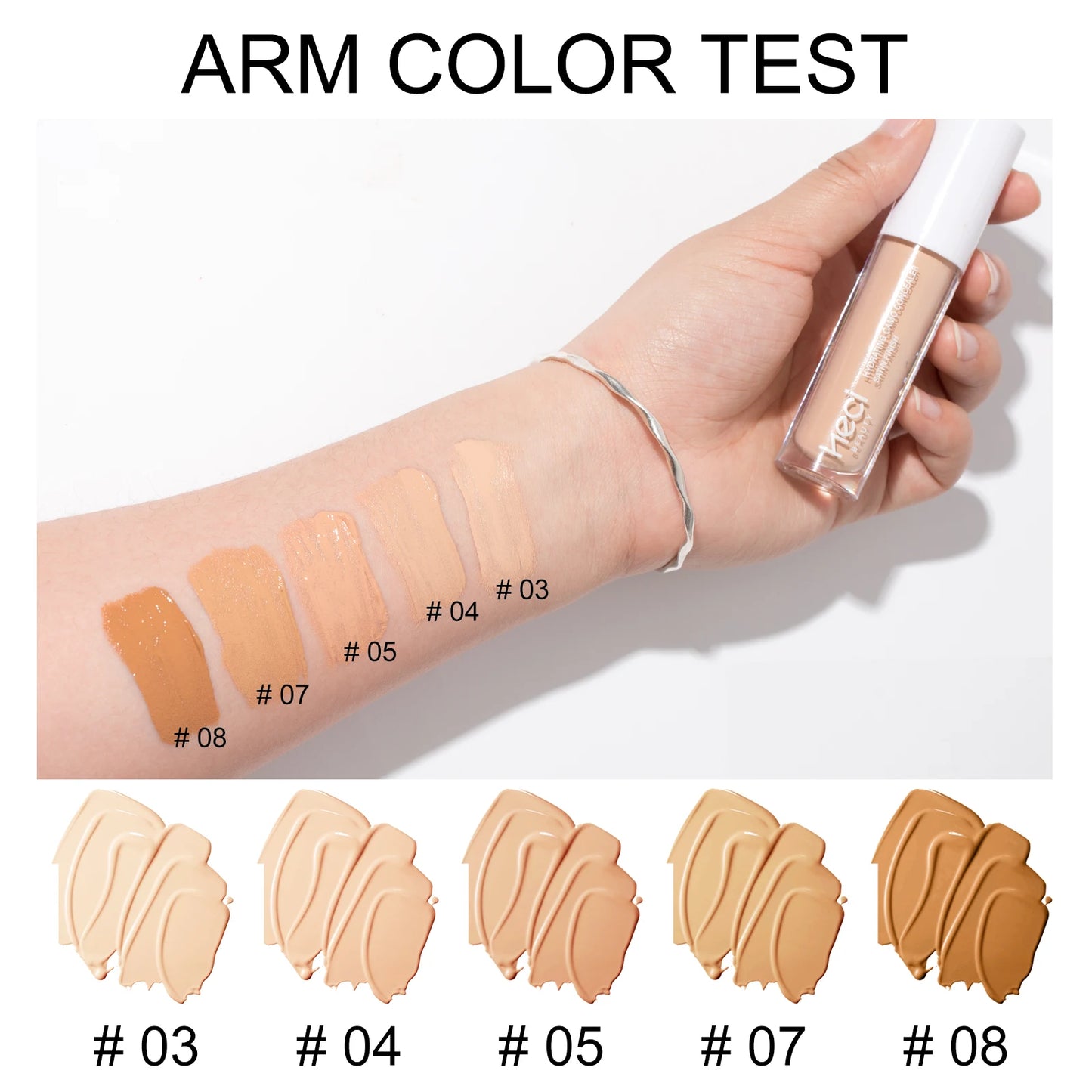 Liquid Concealer-Lightweight Dark Circle Blemish Pore - minimizing Creamy Concealer, Natural Finish For Sensitive Skin Makeup