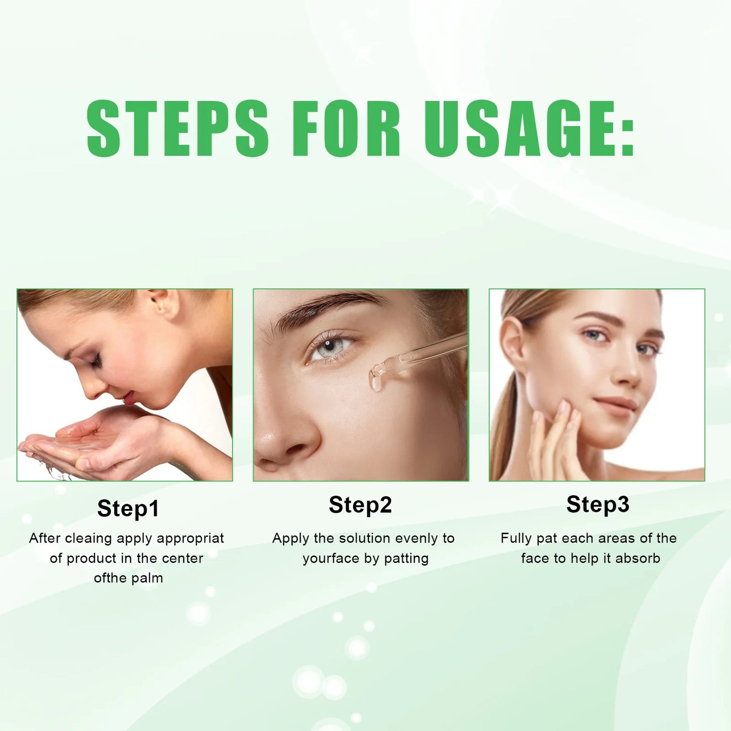 Moisturizing Serum Soothing Repairing Skin Hyaluronic Acid Nourishing Face Skin Care Drops