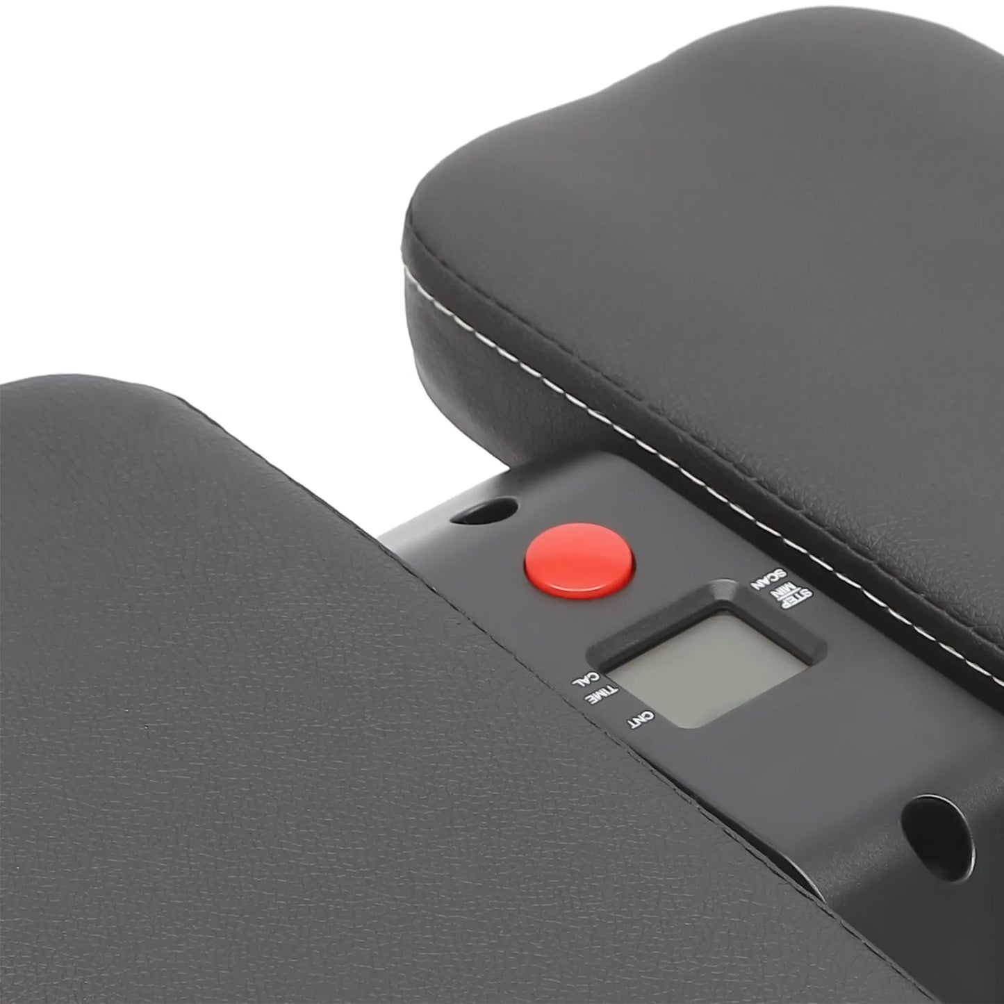 Adjustable Ab Machine, 3-Level Settings, Carbon Steel Frame, 330lbs Capacity, Silent Rollers