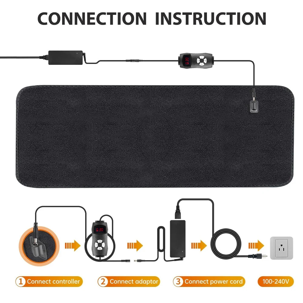 Red Light Mat Near Infrared Therapy Pad for Full Body Back Shoulder Wrap LEDs 660NM&850NM Belt for Home Health Relaxation Device