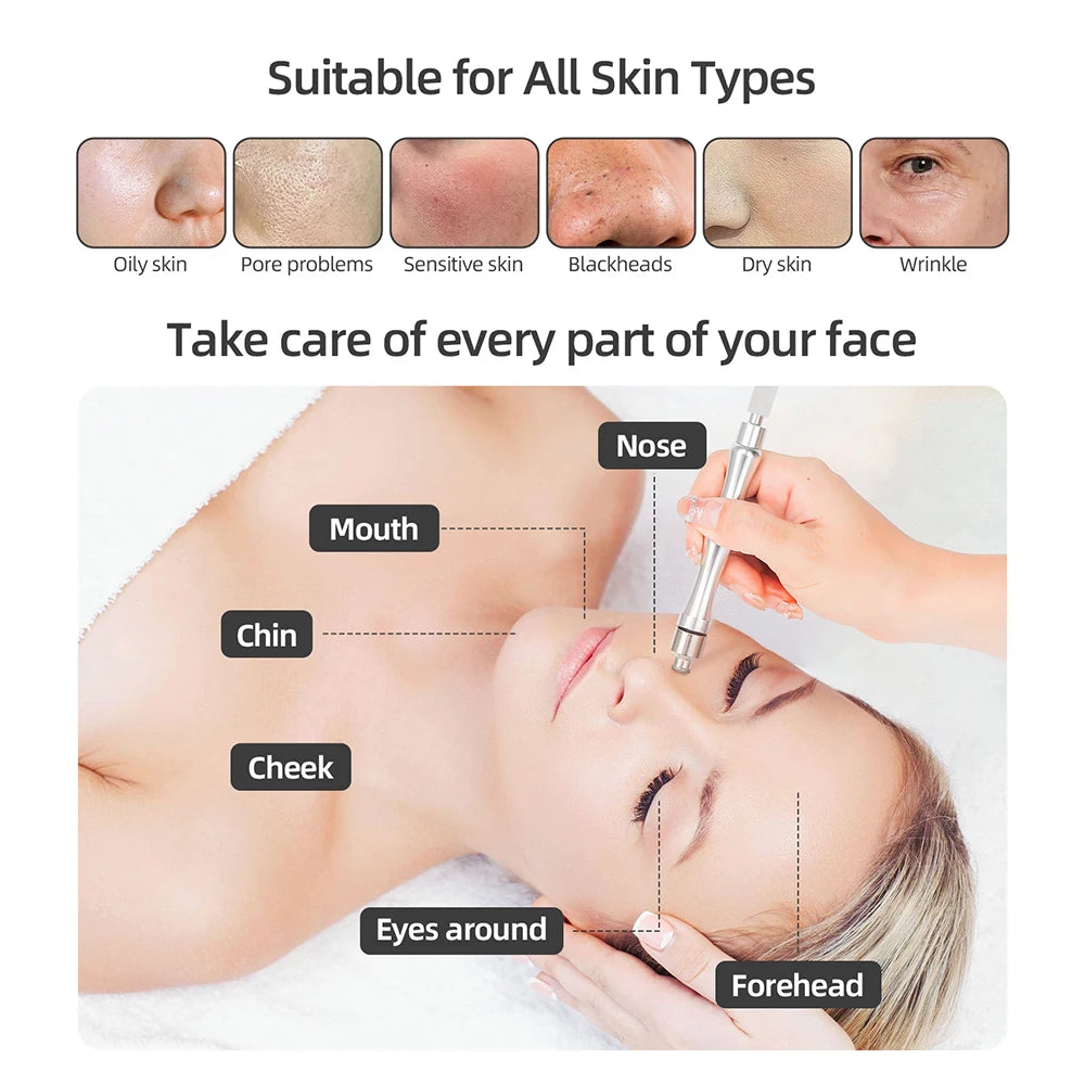 Diamond Microdermabrasion Machine Water Spray Exfoliation Face Peeling Beauty Machine Pore Deep Cleaning Skin Care