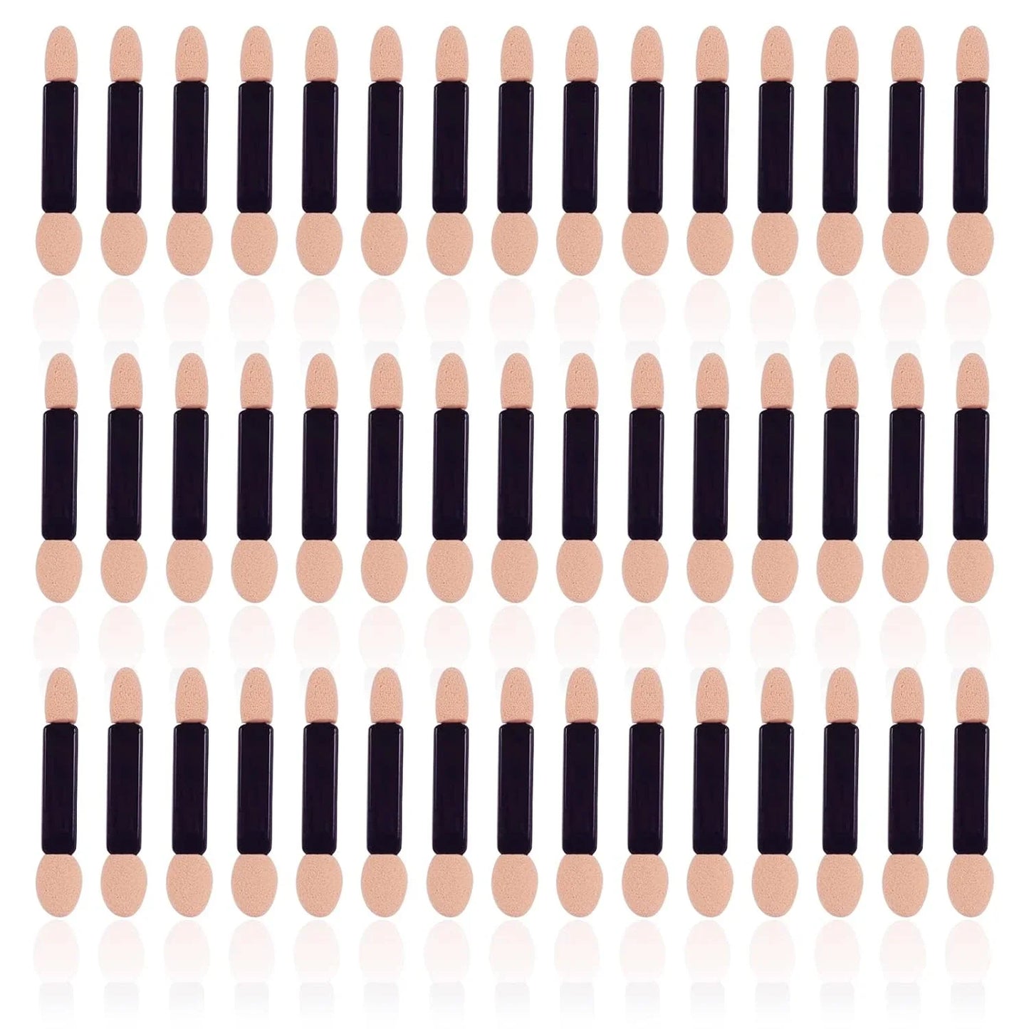 Double-headed and portable, this set of 100 sponge nail brushes and eyeshadow brushes is perfect for on-the-go use. Ideal for ou