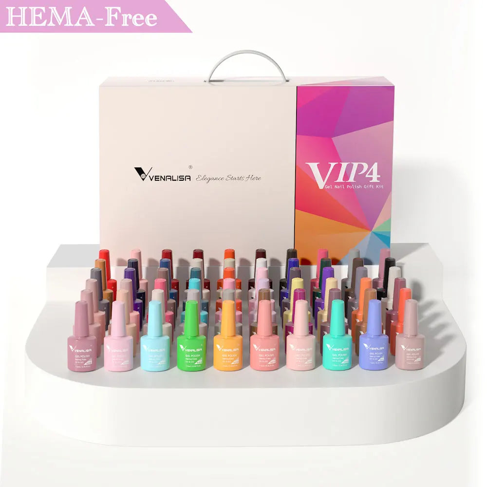 VENALISA VIP4 Kit Nail Gel Polish TPO FREE Full Coverage 36/60 Color Gel Pigment Professional Nail Art Long-lasting Gel Varnish