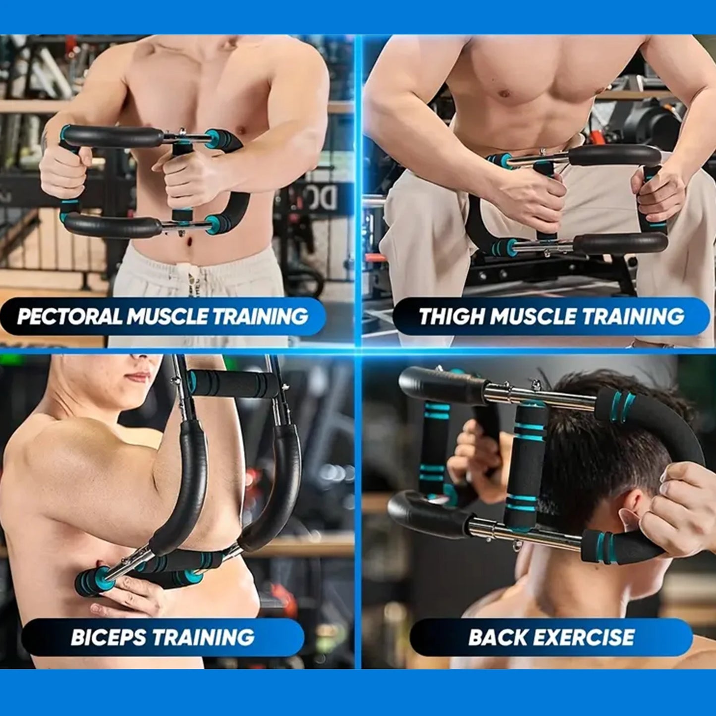 u shape Hand Gripper Strengths Twister Arm Trainer Power Twister Bar Fitness Equipment for Men and Women Home Workout