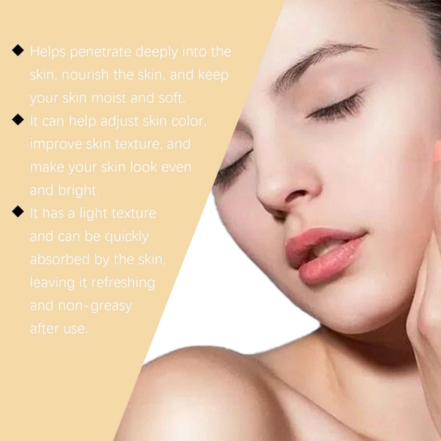 Oceaura 60g Beef Tallow Honey Moisturizer Cream Hydrating Smoothing Face Deep Nourish Rejuvenation Brighten Skin Care Cream