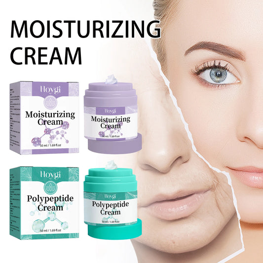 Hoygi Moisturizing Polypeptide Cream Skin Care Firming Wrinkle Removal Smooth Anti Aging Face Cream for Dry And Rough Skin