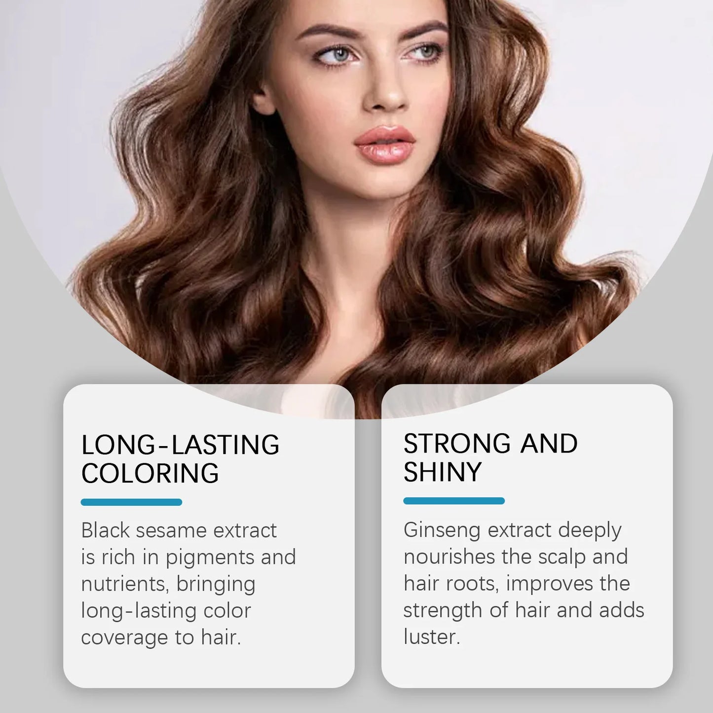 100ml Eelhoe Hairdress Hair Dye Shampoo Repair Damaged Hair Nourish Mild Healthy Long Lasting Color Fix Natural Plant Shampoo