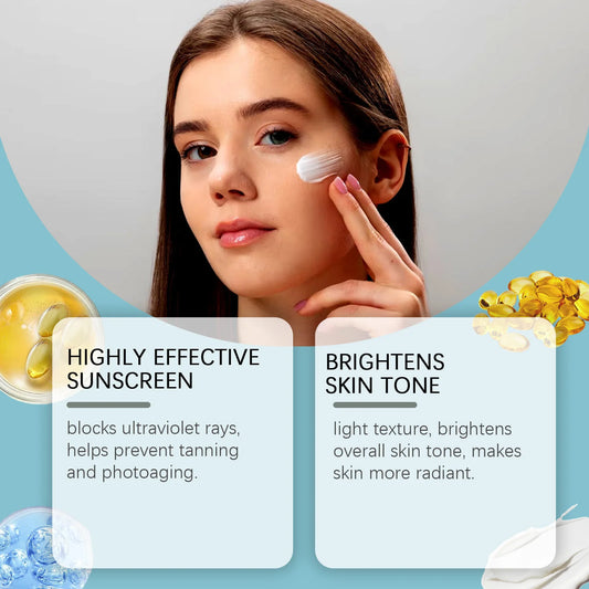 Spf50 UV Protection Cream Refresh Sunscreen Oil Control Moisturizing Skin Care Sunburn Repair Face Sun Block Cream