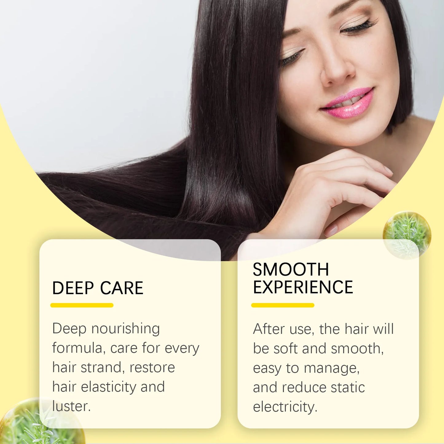 Hoegoa Vitamin E Hair Care Set Natural Rosemary Promote Hair Growth Enhance Fullness Strengthening Root Softening Hair Care Set