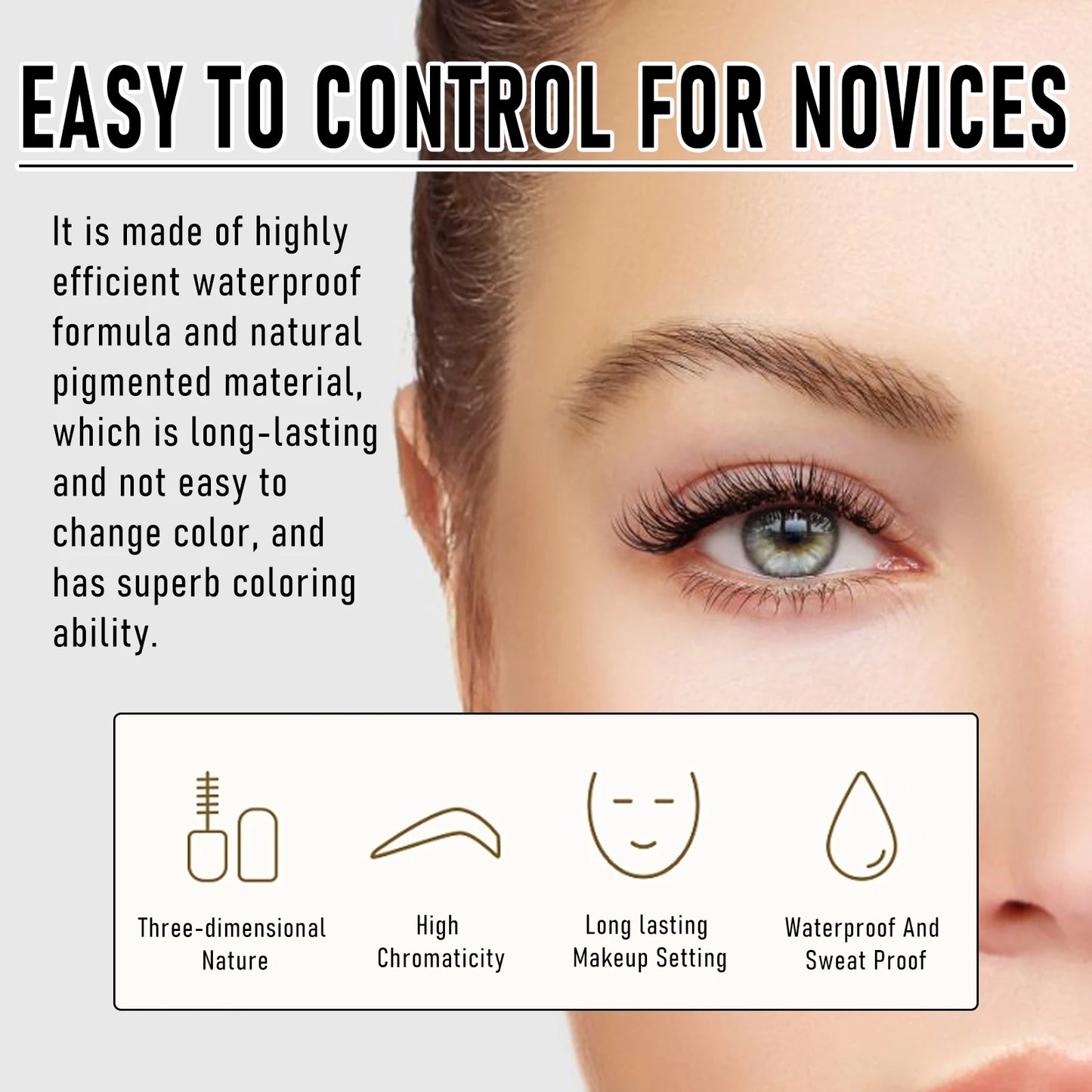 Tattoo Peel Off Eyebrow Gel Tint Makeup Semi-Permanent Waterproof Long Lasting Sweat-proof Peel Off Dye Eyebrow Cream