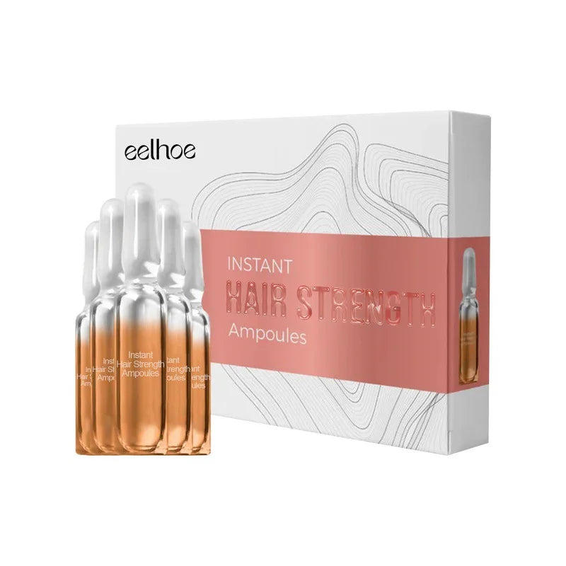 Eelhoe 2mlx7 Instant Hair Reborn Ampoules Anti Hair Loss Nourish Scalp Smooth Repair Regrowth Thicken Hair Strength Ampoules