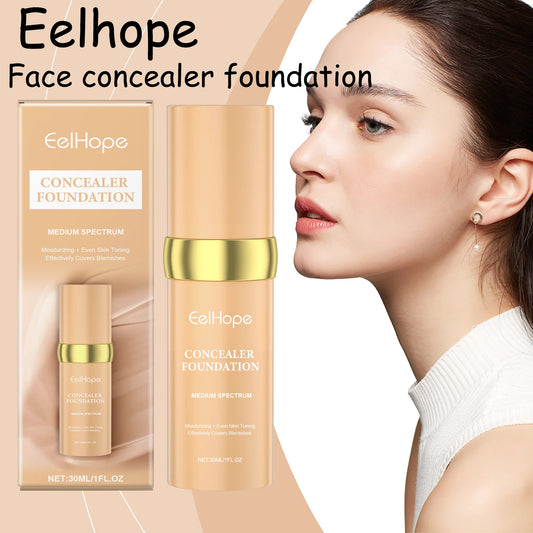 EELHOPE Moisturize Foundation Cream Lasting Makeup Nourishing Brightening Skin Tone Prefect Coverage Concealer Foundation