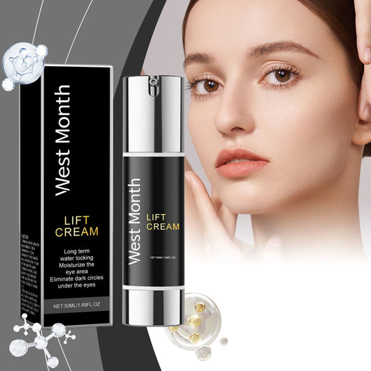 West&Month 50ml Eye Tightening Cream Lift Remove Dark Circles Anti Eye Bags Nourish Skin Revitalizing Remove Eye Puffiness Cream