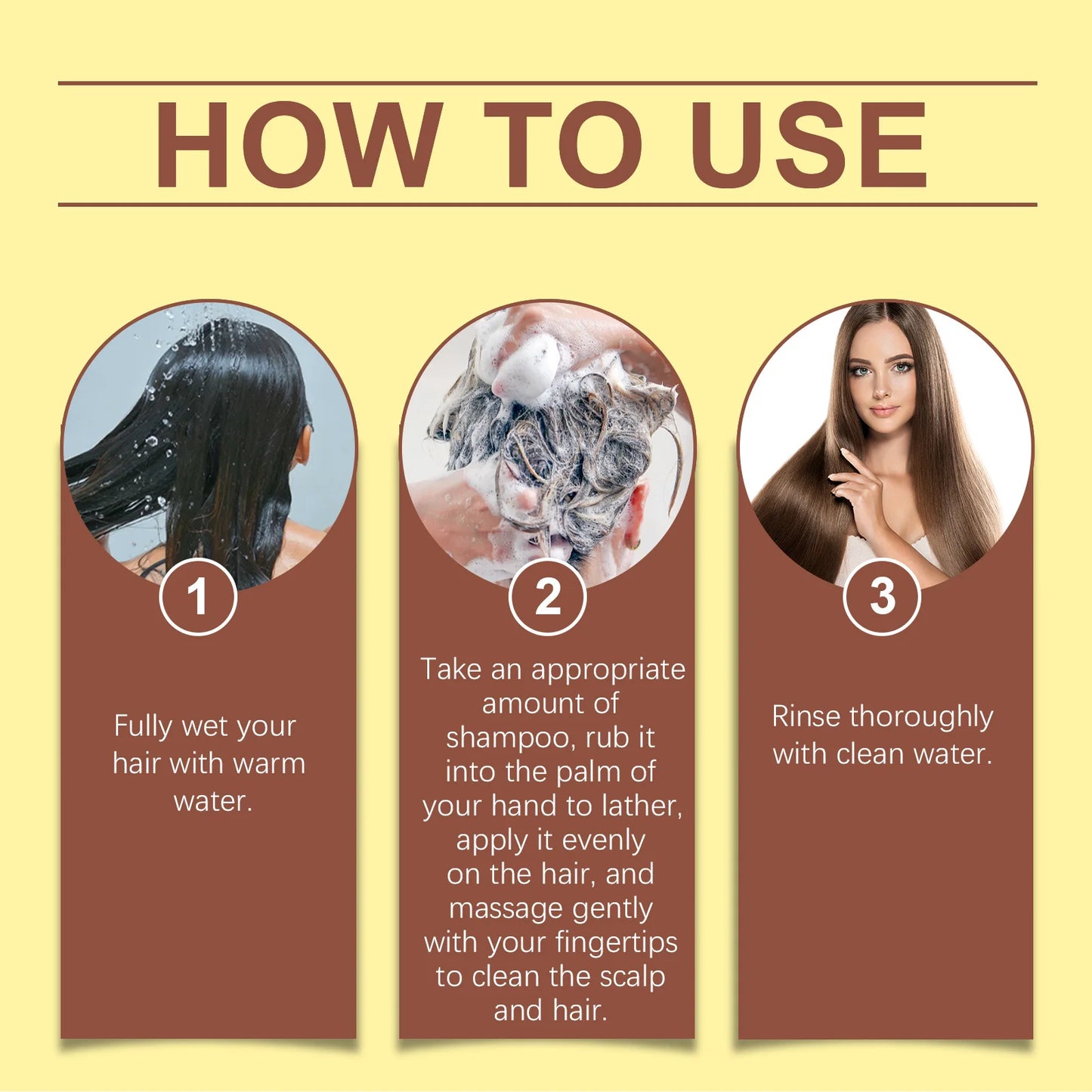 Hoegoa Vitamin E Hair Care Set Natural Rosemary Promote Hair Growth Enhance Fullness Strengthening Root Softening Hair Care Set