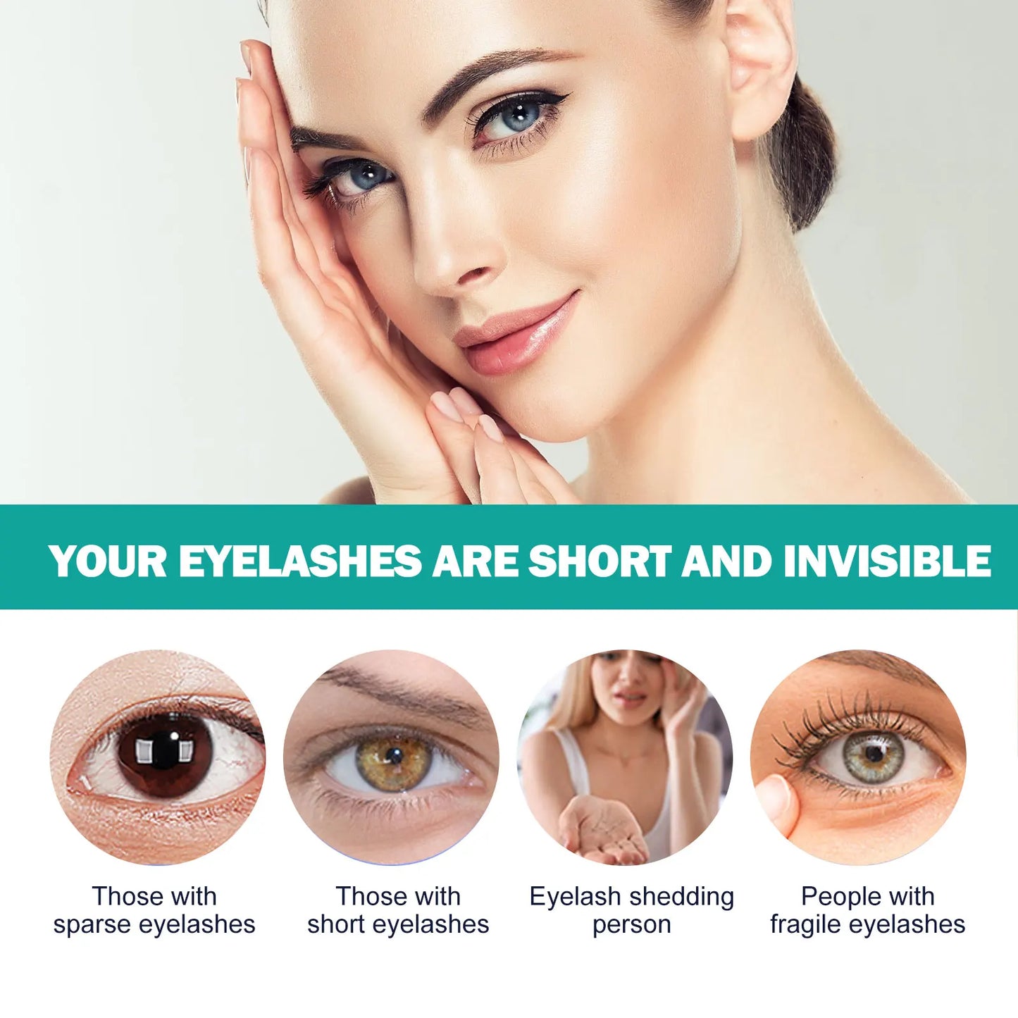 Growth Serum Oil Makeup Extension Thicken Curling Lash Eyebrow Growth Nourish Eyelashes Enhancer Serum