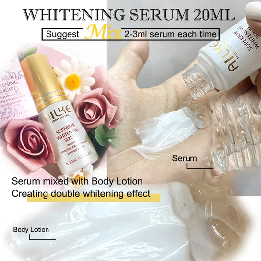 AILKE Whitening Face Cream, Reduce Dark Spots, Sun Spots, Reduce Melanin, With Collagen, Glutathione, For All Skin Types
