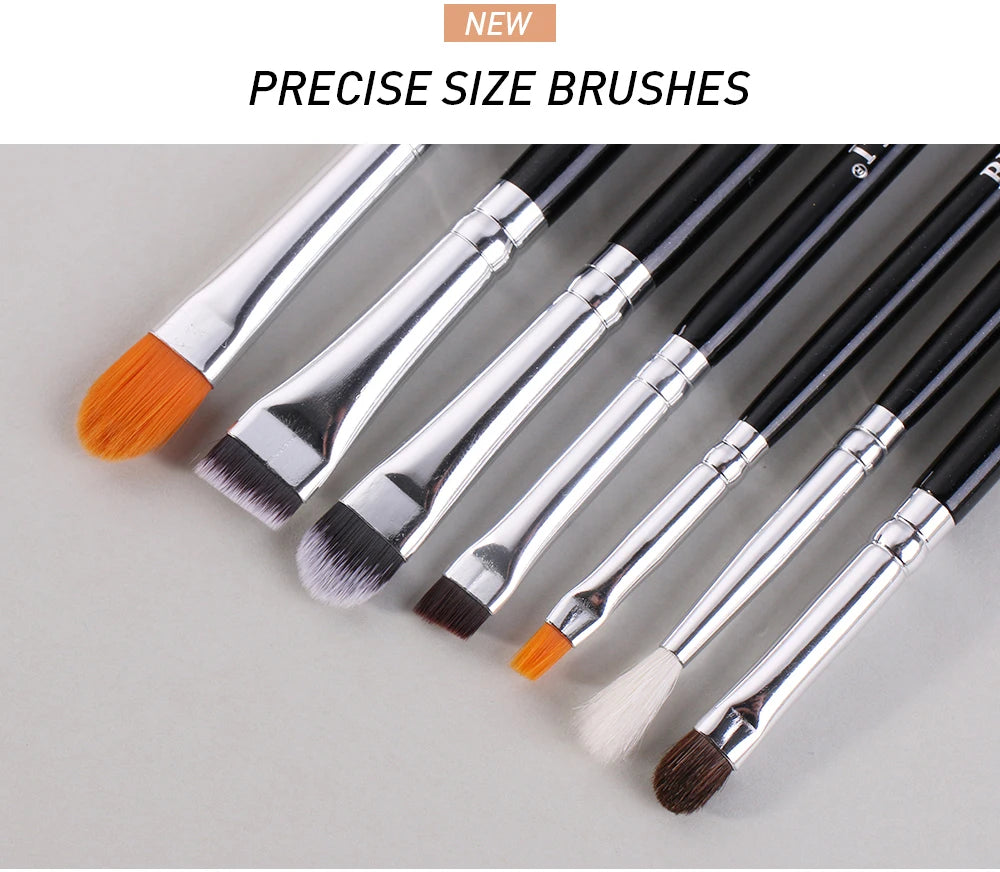 Goat Makeup Brush Set Eyeshadow Makeup Brushes Professional Foundation Blending Eyebrow Fan Blush brosse maquiagens