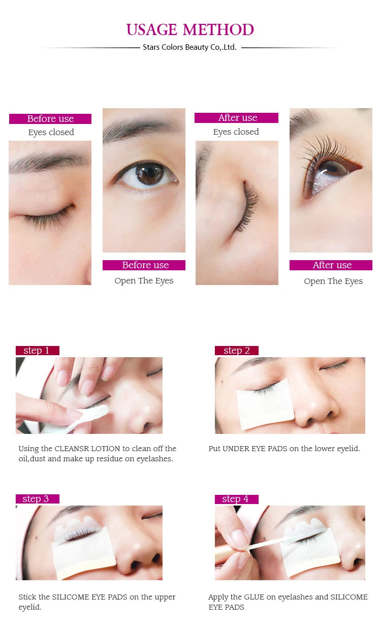 10 Pairs/Lot Lash Lift Lotion Sachet Quick Perm Fixation Lotion Lashes Lifting Curl Eyelash Makeup Tools