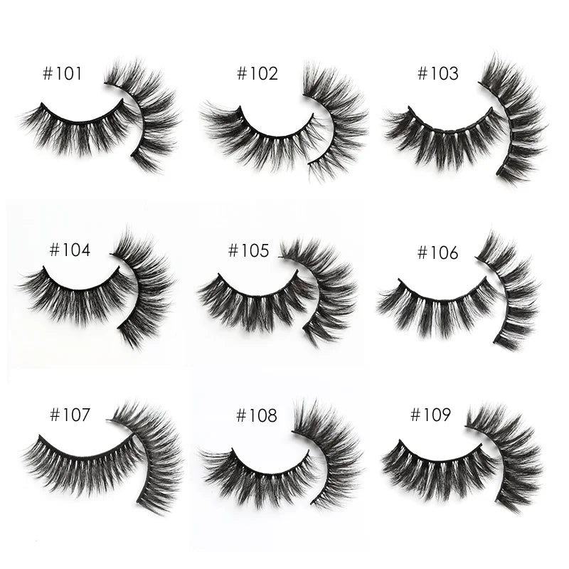 Eyelashes Wholesale 4/10/50/100 PCS 3d Mink Eyelashes Natural Mink Lashes Wholesale False Eyelashes Makeup Lashes In Bulk