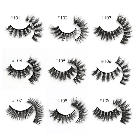 Eyelashes Wholesale 4/10/50/100 PCS 3d Mink Eyelashes Natural Mink Lashes Wholesale False Eyelashes Makeup Lashes In Bulk