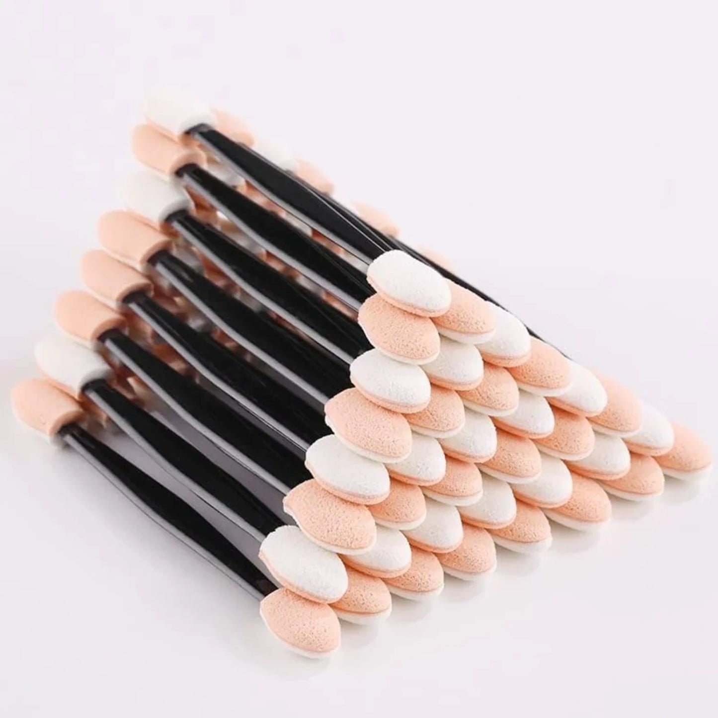 Double-headed and portable, this set of 100 sponge nail brushes and eyeshadow brushes is perfect for on-the-go use. Ideal for ou