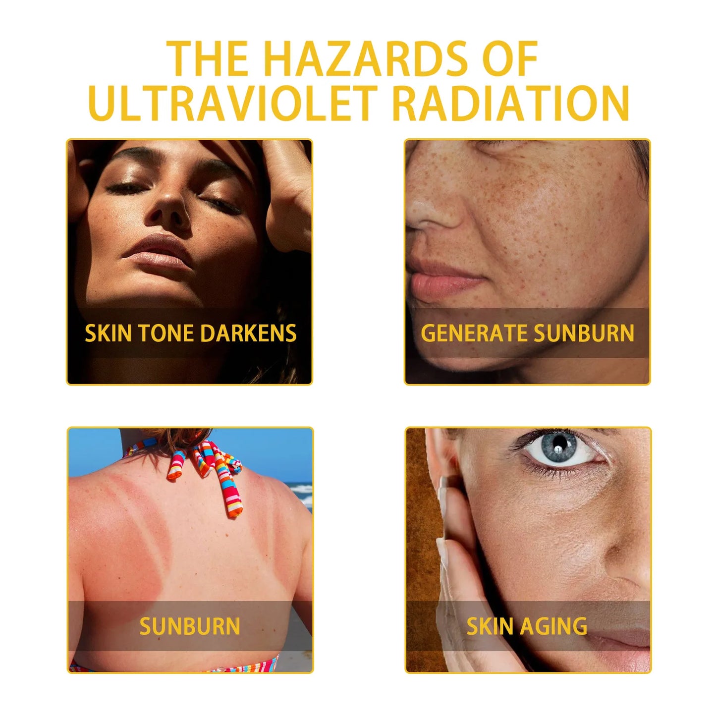 Sunscreen Cream Stick SPF 50+ UV Protective Anti Oxidant Sun Block Isolation Cream Water Proof Thin and Light