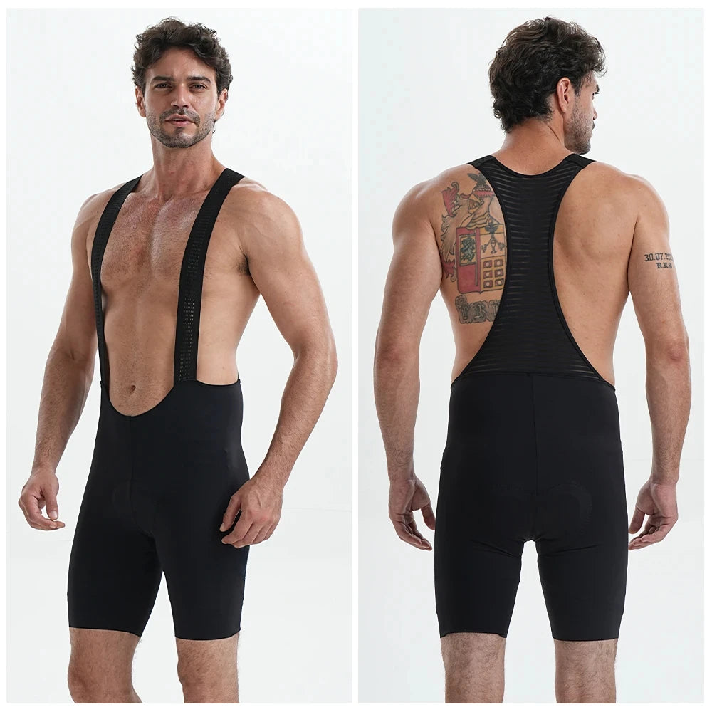 Men's Cycling Bib Shorts Seamless Outdoor Wear Bike Ride 7 Hours Padded Pro Team Riding Bib Tights Breathable MTB Cycling Shorts