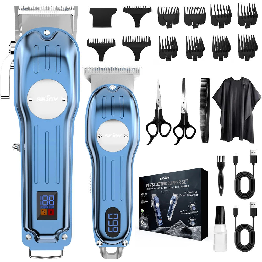 Professional Hair Clippers for Men Cordless Clippers and Trimmers Grooming Set  Haircut Machine  for Family