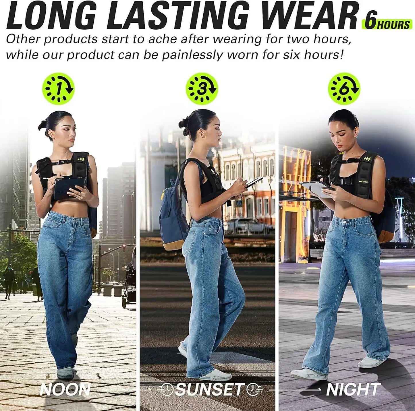 Weighted Vest for Women Men 10lb/15lb/20lb/25lb/30lb/35lb/40lb Weight Vest with Ironsand for Strength Training Running Walking W