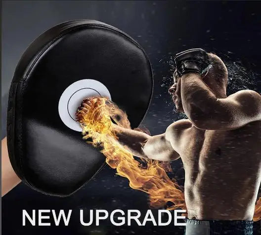 Curved Boxing Hand Target PU Leather Curved Punching Mitts Breathable Boxing Mitts Boxing Focus Pad for Martial Arts Training