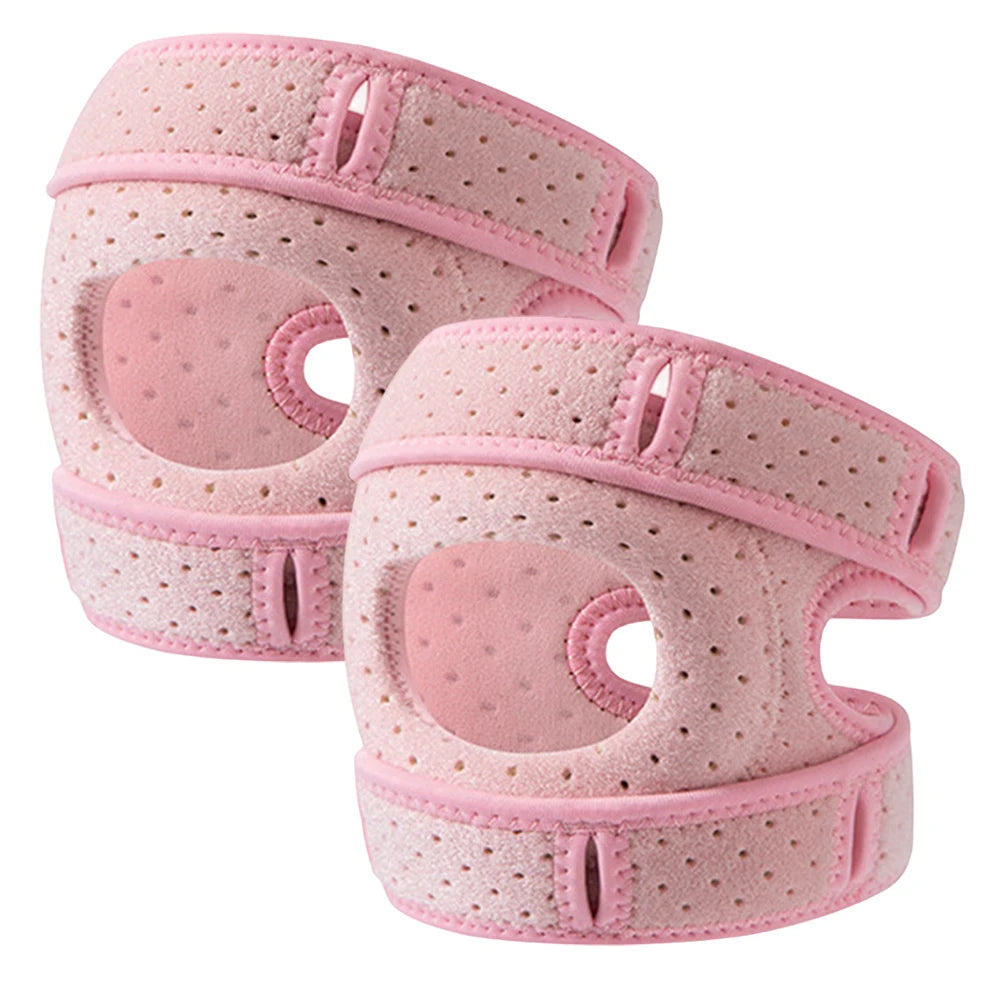 Patella Knee Brace Adjustable Open Patella Protector Support Band Comfortable Patella Knee Wrap Strap Bands for Running Sports