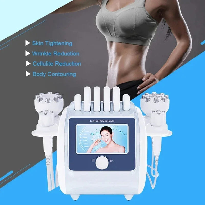 2025 Vacuum RF Body Shaper Weight Loss Slimming Machine Cellulite Reduction Fat Burner Face Lift Wrinkle Removal Device
