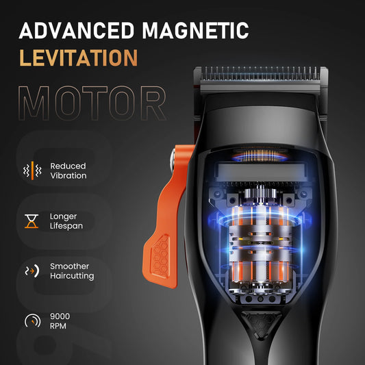 Professional Hair Clippers for Men Premium Home Haircut Kit Cordless Hair Cutting Clippers and Trimmers Set