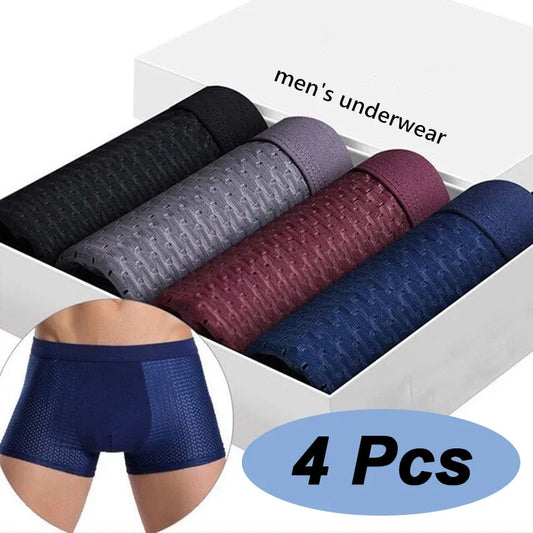 Bamboo wear Bamboo Boxer Short Men Microfiber Boxer Briefs Underwear Compression Stretch