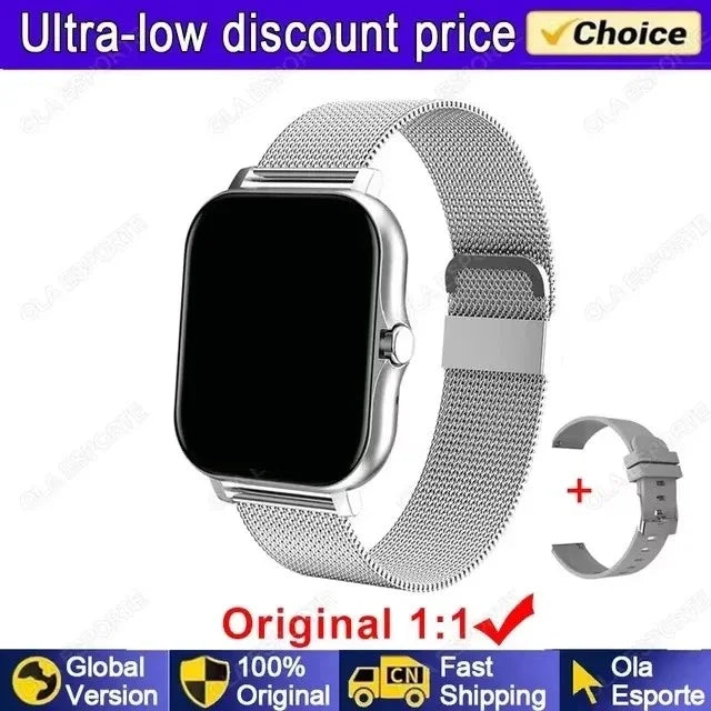 2023 New Bluetooth Answer Call Smart Watch Men Touch Call Fitness Tracker Waterproof Smartwatch Women For Android blood oxygen