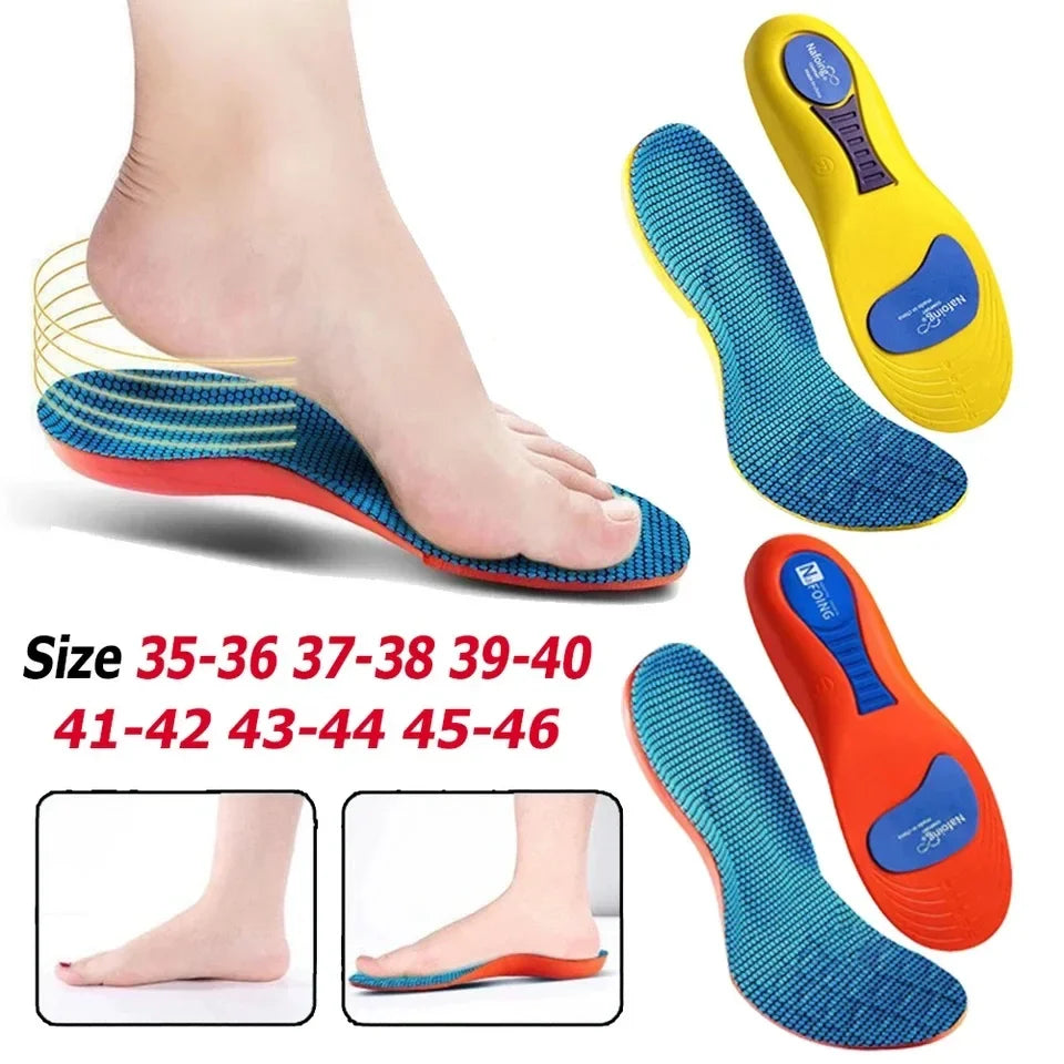 Sport Insoles for Shoes Sole Shock Absorption Deodorant Breathable Cushion Running Insoles for Feet Man Women Orthopedic Insoles