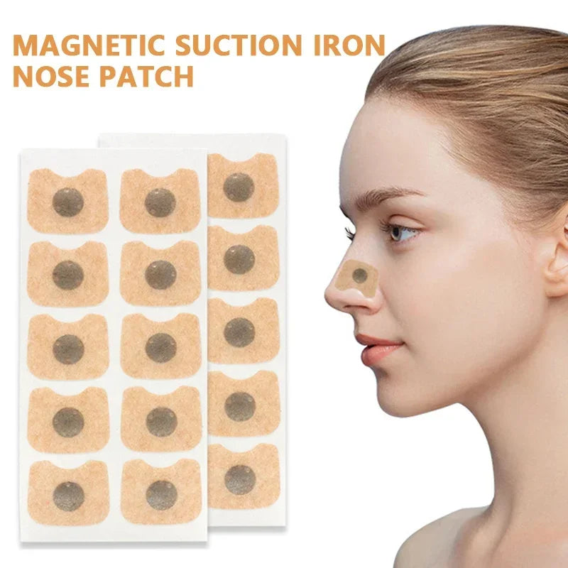 10/30/60/90/150Pcs Nose Breath Patch Magnetic Suction Iron Nasal Strips Increase Air Improve Sleep Quality Reduce Snoring Tools