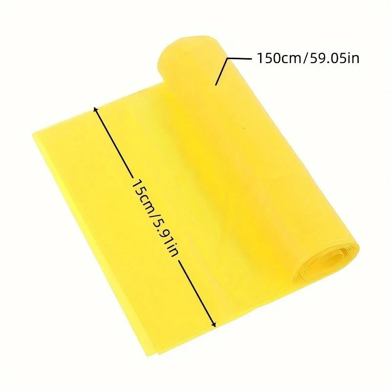 Premium Rubber Resistance Band for Yoga & Fitness - Long Stretch Training Bands for Physical, Home Strength Exercis