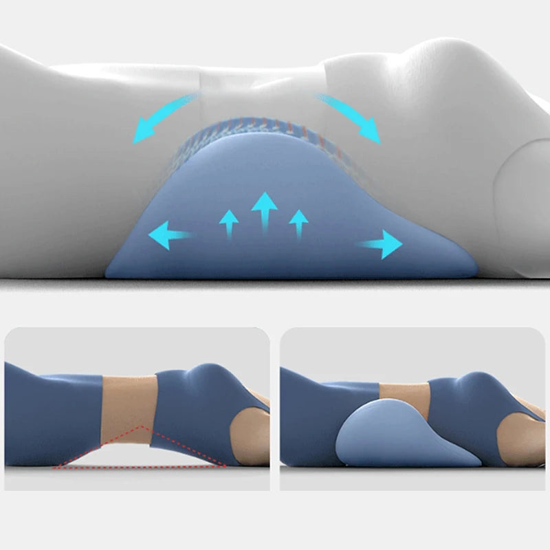 Special Lumbar Support Cushion Sleep Lumbar Pillow Ergonomic Soft Comfortable Memory Cotton Bed Lumbar Protrusion Back Support