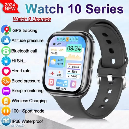 2025 GPS Smart Watch Series 10 For Apple Watch x10 Memory Music Video Bluetooth Call Waterproof NFC Smartwatch For Android IOS