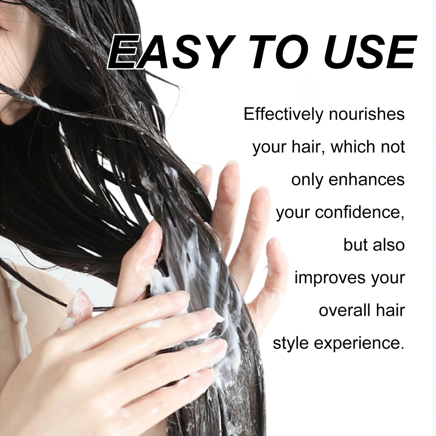 Hair Moisturizing Conditioner Strengthens Roots Improve Shiny Repair Curls Deeply Smooth Treatment Growth Magical Hair Care Mask