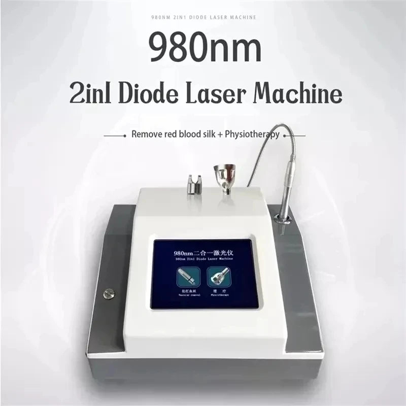 5 IN 1 980nm 30W laser vascular resection machine diode laser 980 nail fungus and spider vein effective resection therapy 2025.